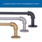 Sun Zero Sun Zero Bronn Industrial 3/4" Room Darkening Curtain Rod, 66-120", Polished Pewter SN47072E - alternate 6